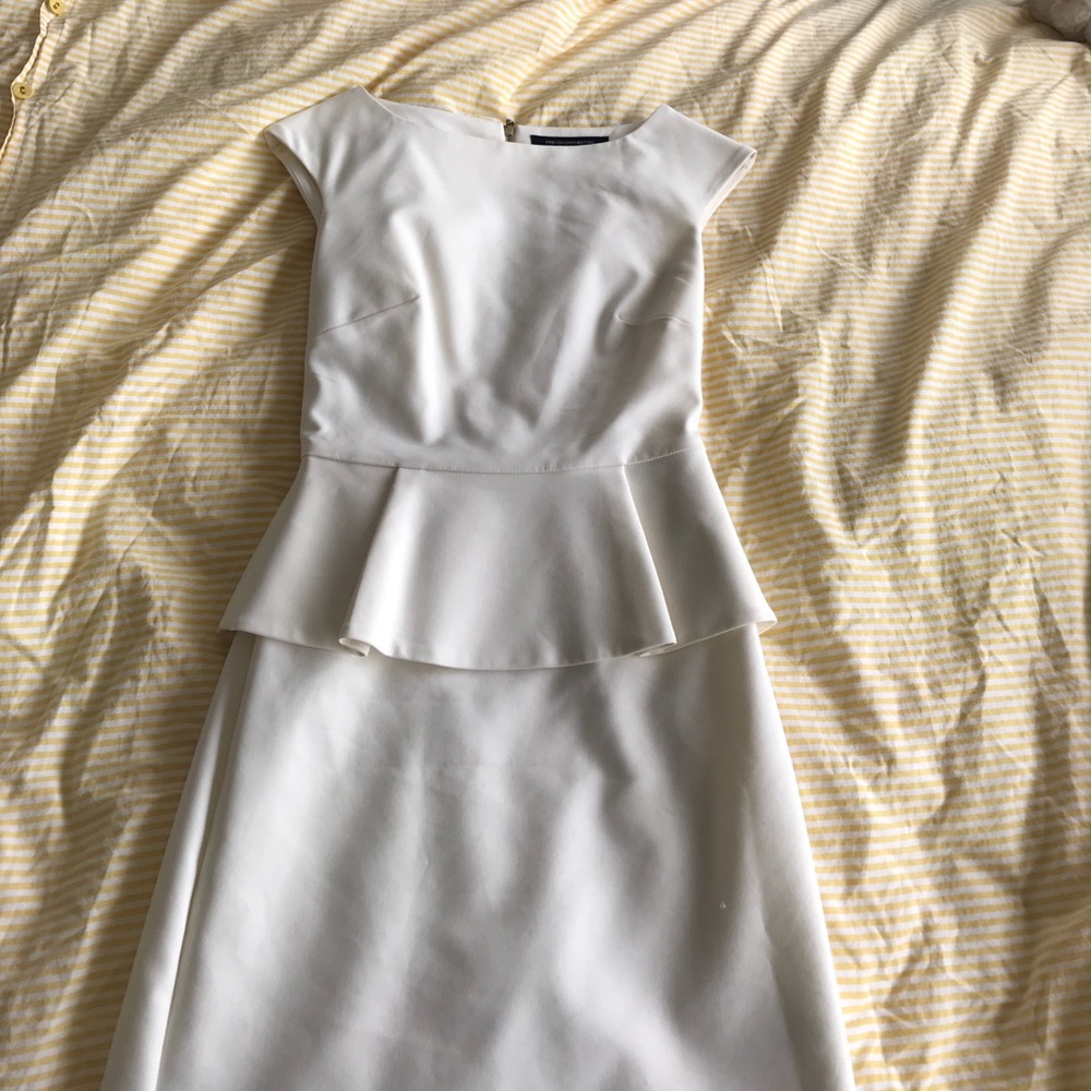 French connection peplum sheath